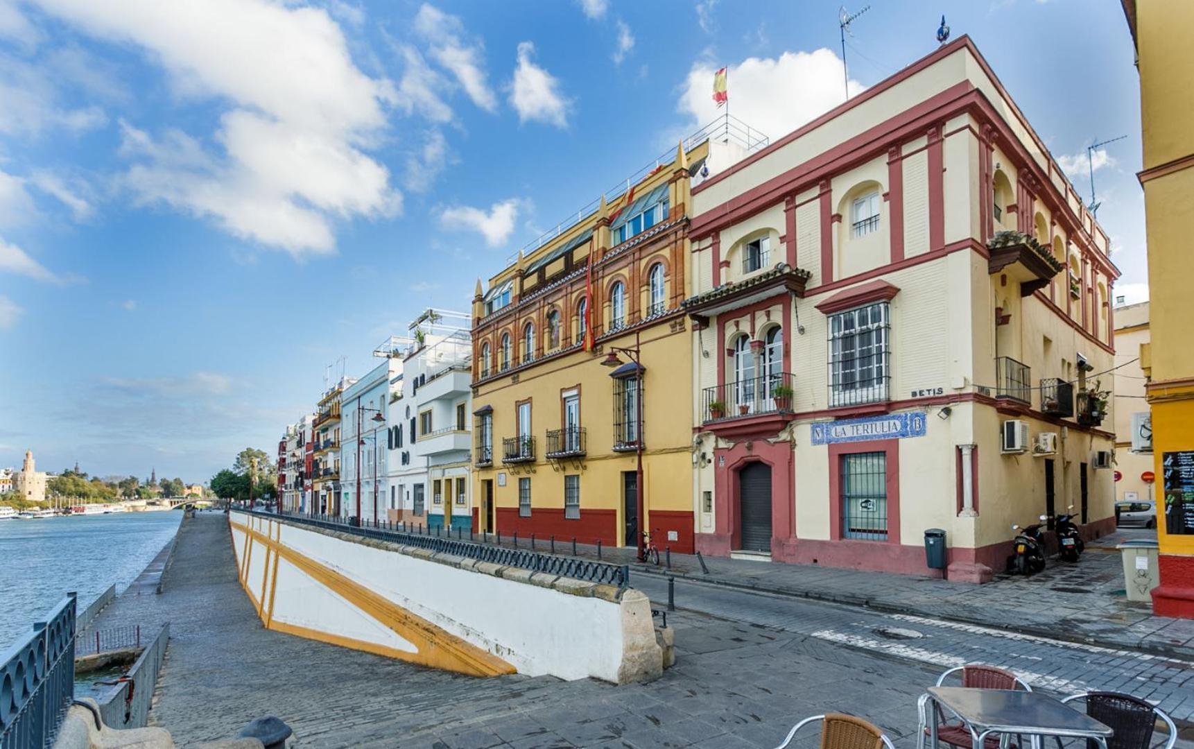 Sunterrace Loft-Triana'S Star, 10' From City Center! Sevilla Exteriér fotografie